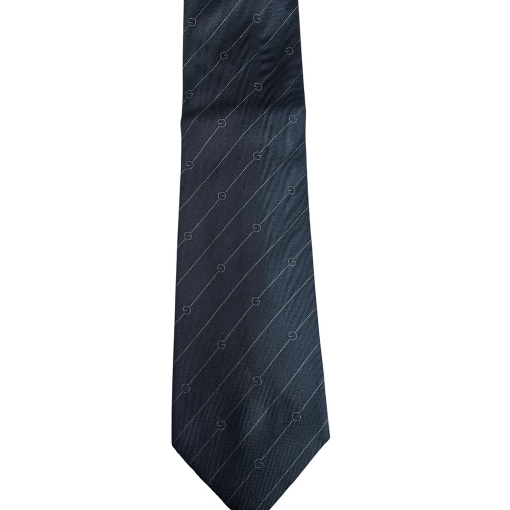 Gucci Elegant Black Designer Tie
